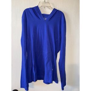 Mountain Hardwear Purple Long Sleeve Base Layer W/ Hood Womens Lg